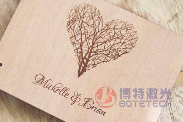 非金屬木制品二維碼激光打標(biāo)機(jī)雕刻效果展示