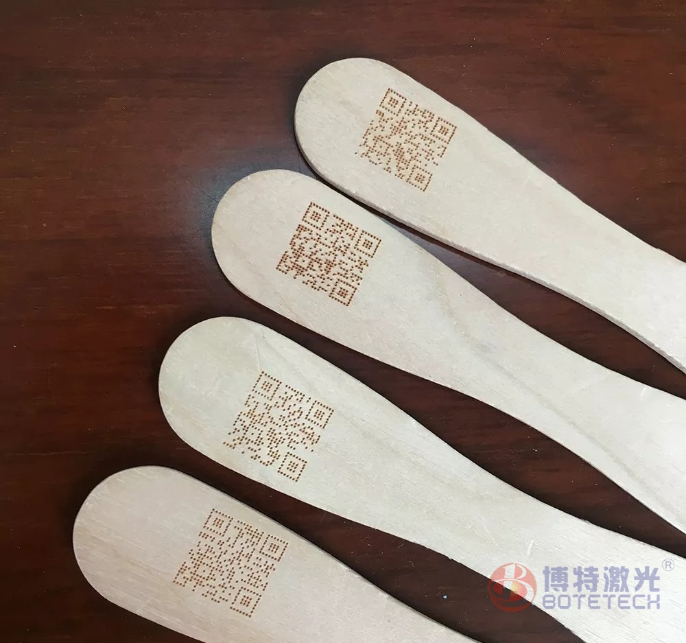 雪糕棍CO2激光打標(biāo) 雪糕棍CO2激光打標(biāo)